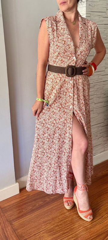 Vestido camisero Rice