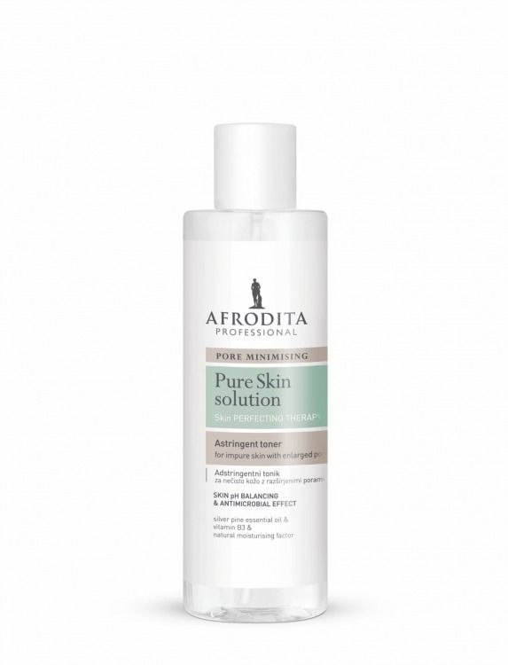 Afrodita Cosmetics Pure Skin solution Tonik ściągający pory