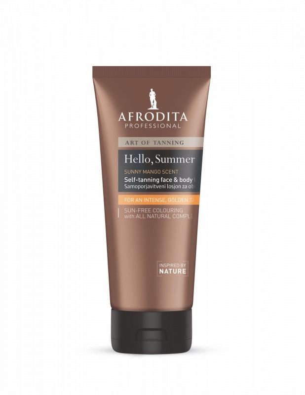 Afrodita Cosmetics ART OF TANNING - Lotion samoopalający do twarzy i ciała.