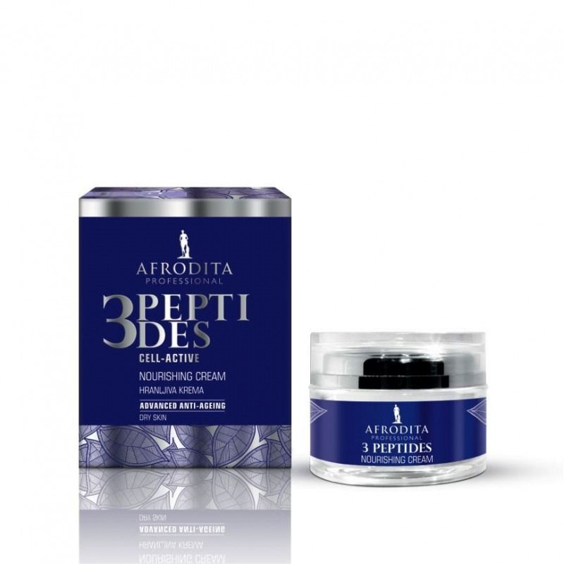 Afrodita Cosmetics 3 Peptides Krem odżywczy 50 ml