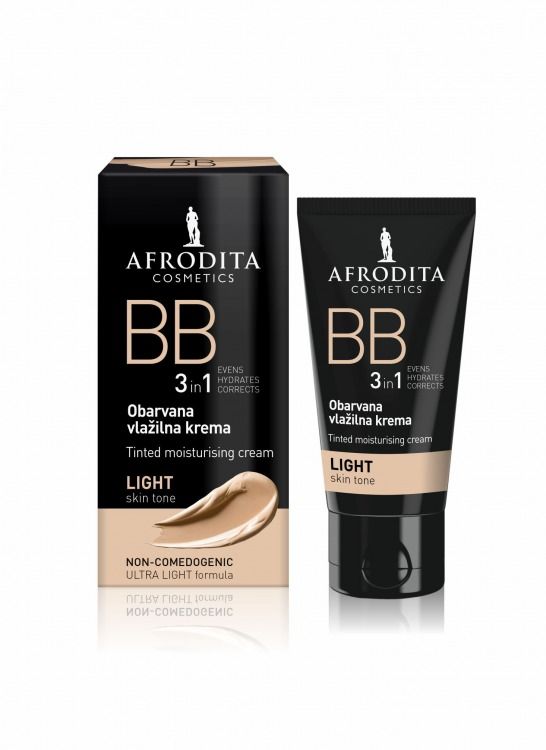 Afrodita Cosmetics BB krem nawilżający odcień LIGHT  na dzień 30 ml