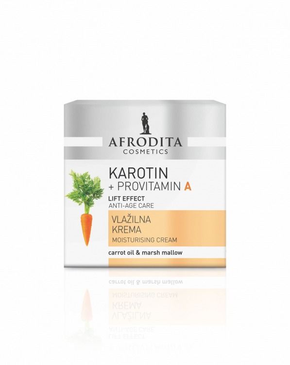 Afrodita Cosmetics Karotin krem nawilżający przeciwzmarszczkowy do twarzy