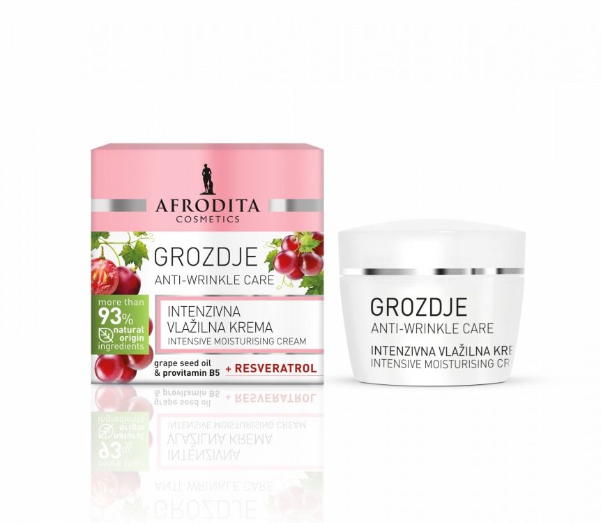Afrodita Cosmetics Krem nawilżający do twarzy Grapes  dzień i noc 50 ml