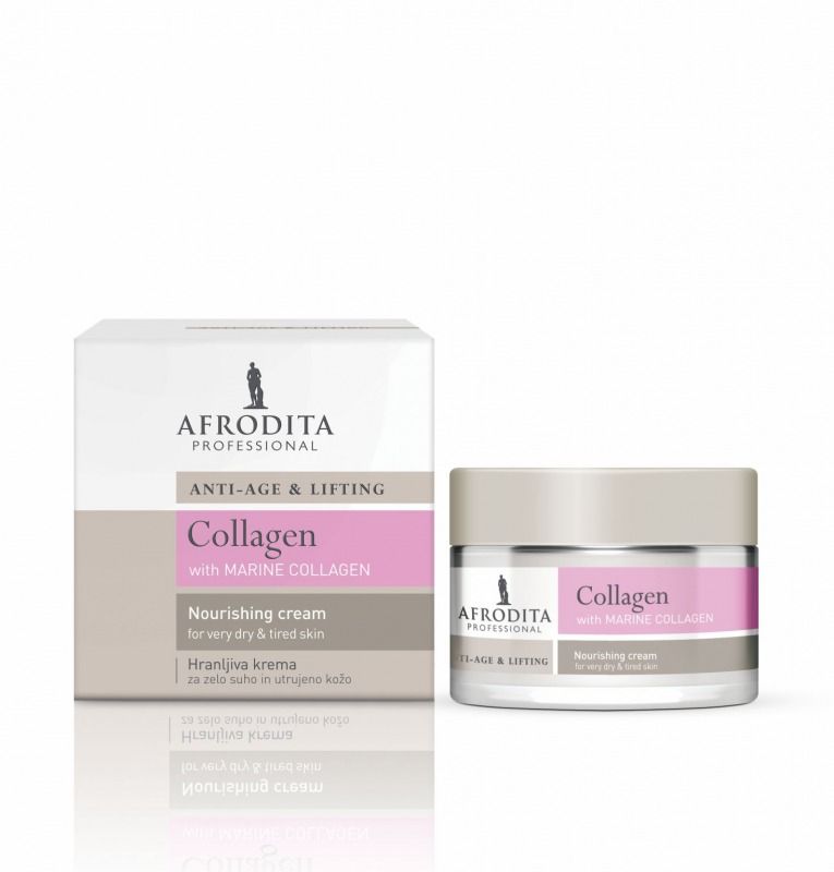 Afrodita Cosmetics Krem odżywczy do twarzy Collagen 50 ml