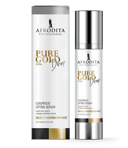 Afrodita Cosmetics Liftingujące serum Pure Gold 24 Ka Divine 100 ml