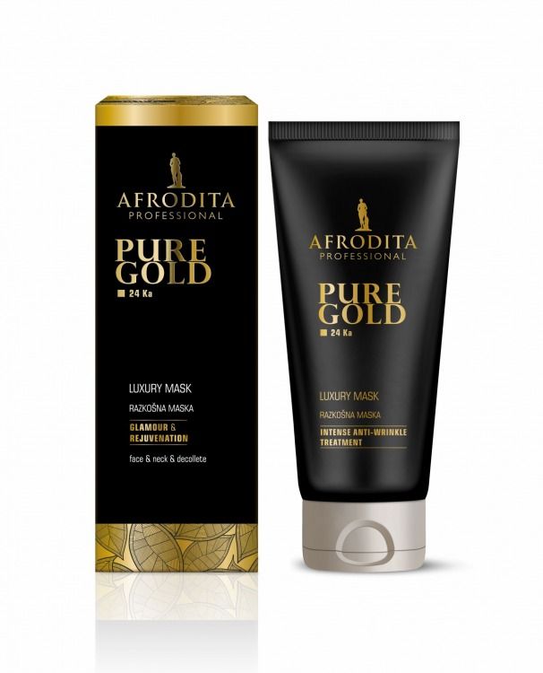 Afrodita Cosmetics Pure Gold Luksusowa maska ze złotem