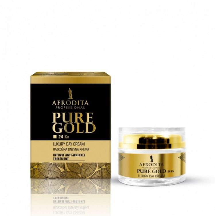Afrodita Cosmetics Pure Gold Krem na dzień ze złotem na dzień 50 ml