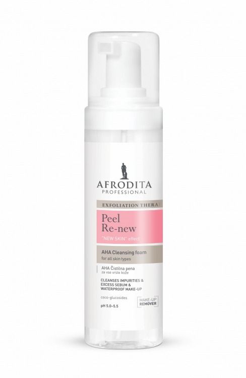 Afrodita Peel Re-New Pianka Oczyszczająca Z Kwasami AHA