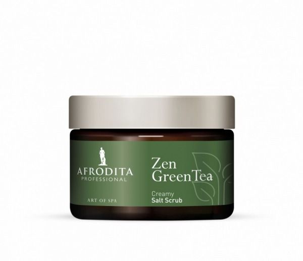 Afrodita Cosmetics ART OF SPA ZEN GREAN TEE - kremowy peeling solny do ciała