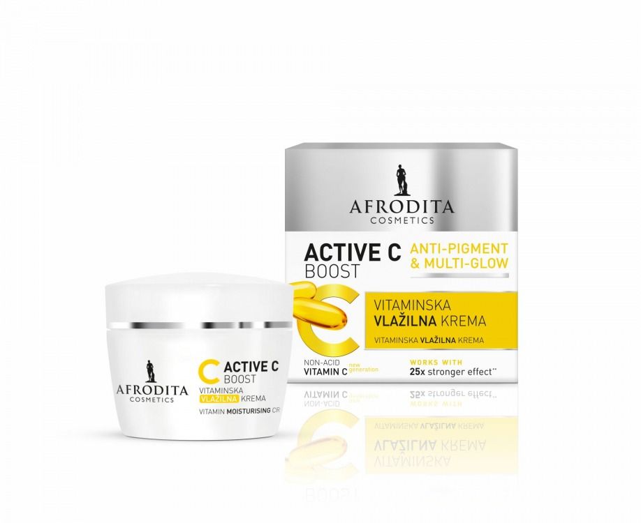 Afrodita Cosmetics Active C Boost - Lekki nawilżający krem witaminowy