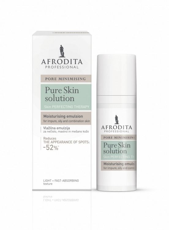 Afrodita Cosmetics Pure Skin solution - Emulsja nawilżająca