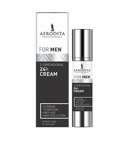 Afrodita Cosmetics MEN 3-wymiarowy Krem 24h