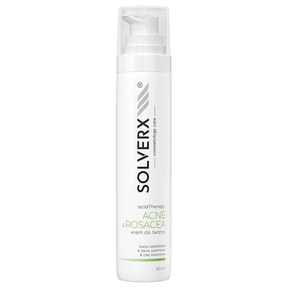 SOLVERX Acid Therapy ACNE &amp; ROSACEA krem