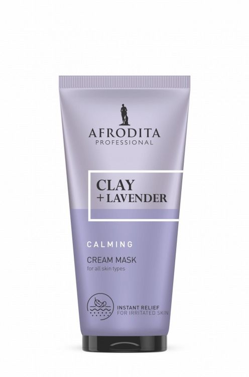 Maska do twarzy CLAY + LAVENDER Łagodząca maska kremowa