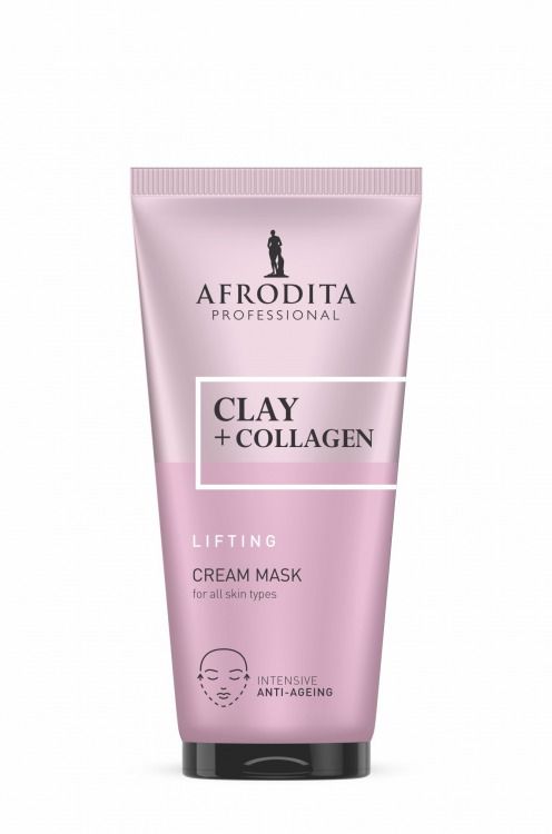 Maska do twarzy CLAY + COLLAGEN Liftingująca zapewniająca widoczne efekty odmładzające