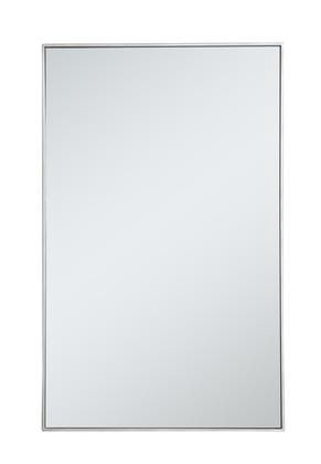 Monet 48&quot; x 30&quot; Framed Bathroom Mirror in Silver