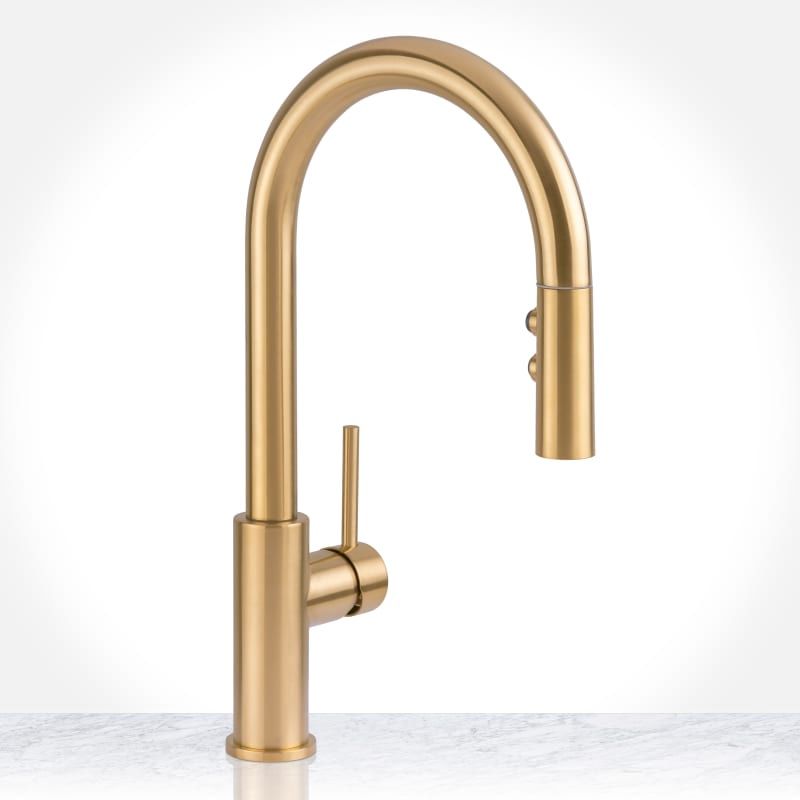 Mia 1.8 GPM Pull Down Kitchen Faucet in Champagne Gold