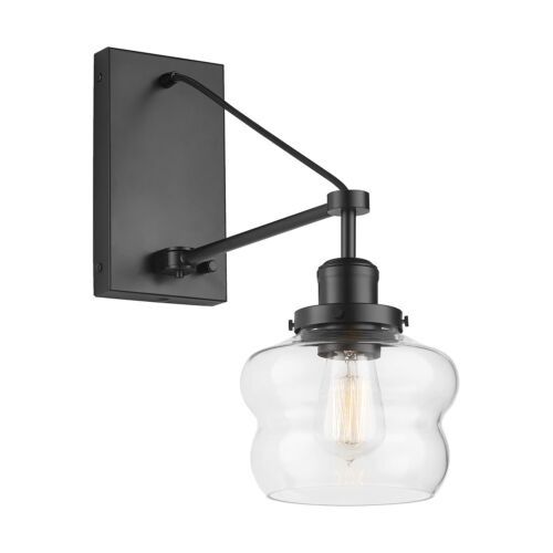 22&quot; Tall Bathroom Black Sconce