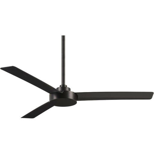 Roto 52&quot; 3 Blade Indoor Ceiling Fan with Wall Control Included Coal Finish