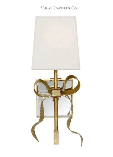 Ellery 13-1/2&quot; High Wall Sconce with Linen Shade
