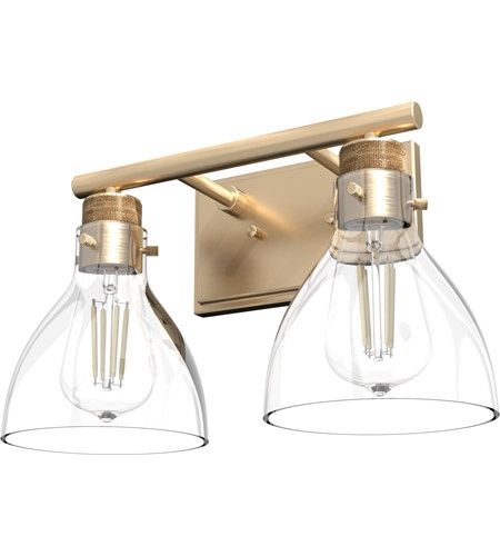 Van Nuys 2 Light 15 inch Alturas Gold Vanity Light Wall Light