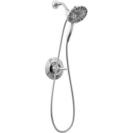 Arvo Pressure Balanced Shower System with Shower Head, Hand Shower, Shower Arm, Hose, and Valve Trim