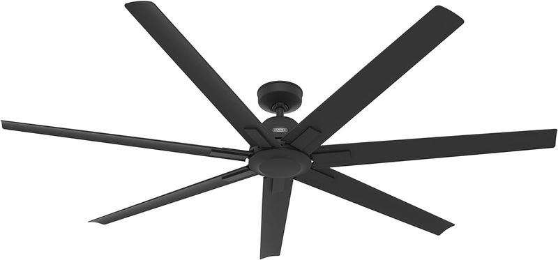 Downtown 72&quot; 7 Blade Indoor / Outdoor Ceiling Fan with Wall Control