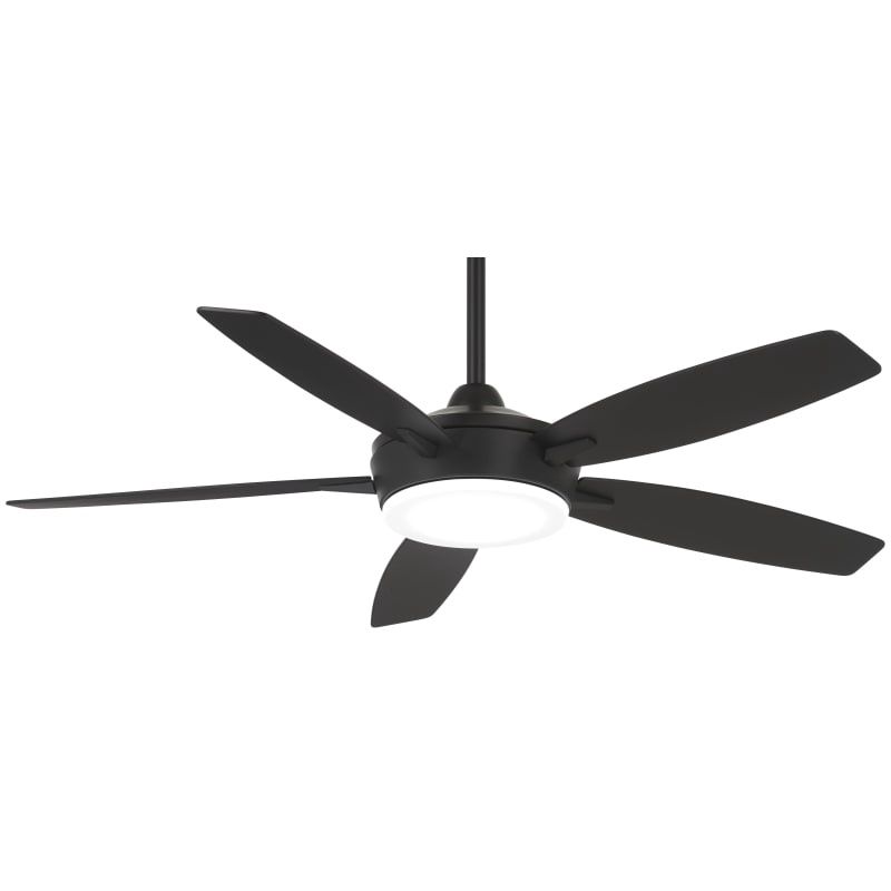 Espace 52&quot; 5 Blade LED Indoor Ceiling Fan with Remote Included Coal Finish