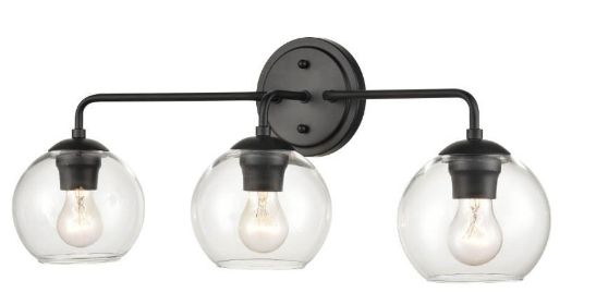 Millennium Lighting 9753 3 Light 26&quot;W Bathroom Vanity Light - Black