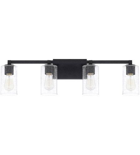 Ravenwood 4 Light 33 inch Black Iron Vanity Light Wall Light
