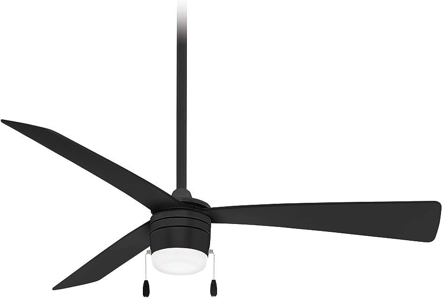 Vital LED 44&quot; 3 Blade Indoor Ceiling Fan in Coal/Black