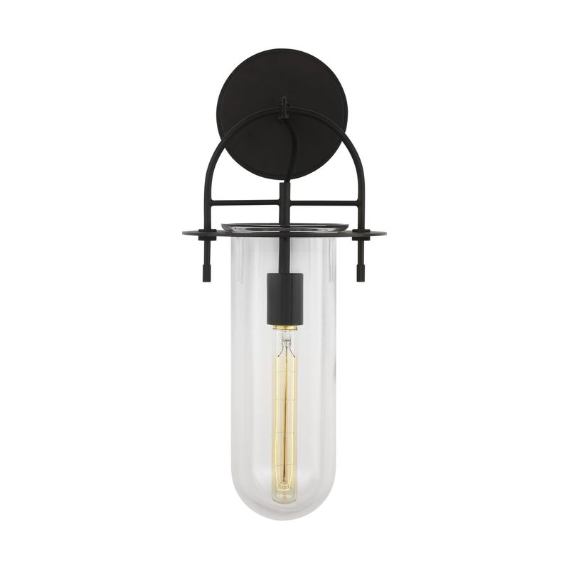 One Light Sconce Aged Iron by Visual Comfort Studio