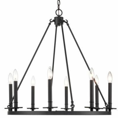 Florence 8 Light 28&quot; Wide Taper Candle Chandelier
