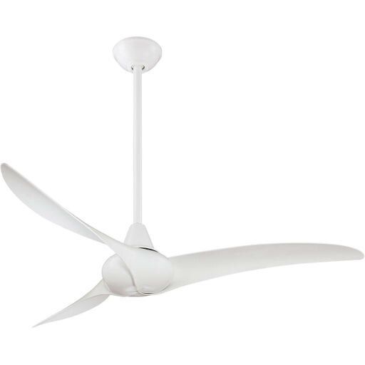 Wave 52&quot; 3 Blade Indoor Ceiling Fan with Remote Included in White