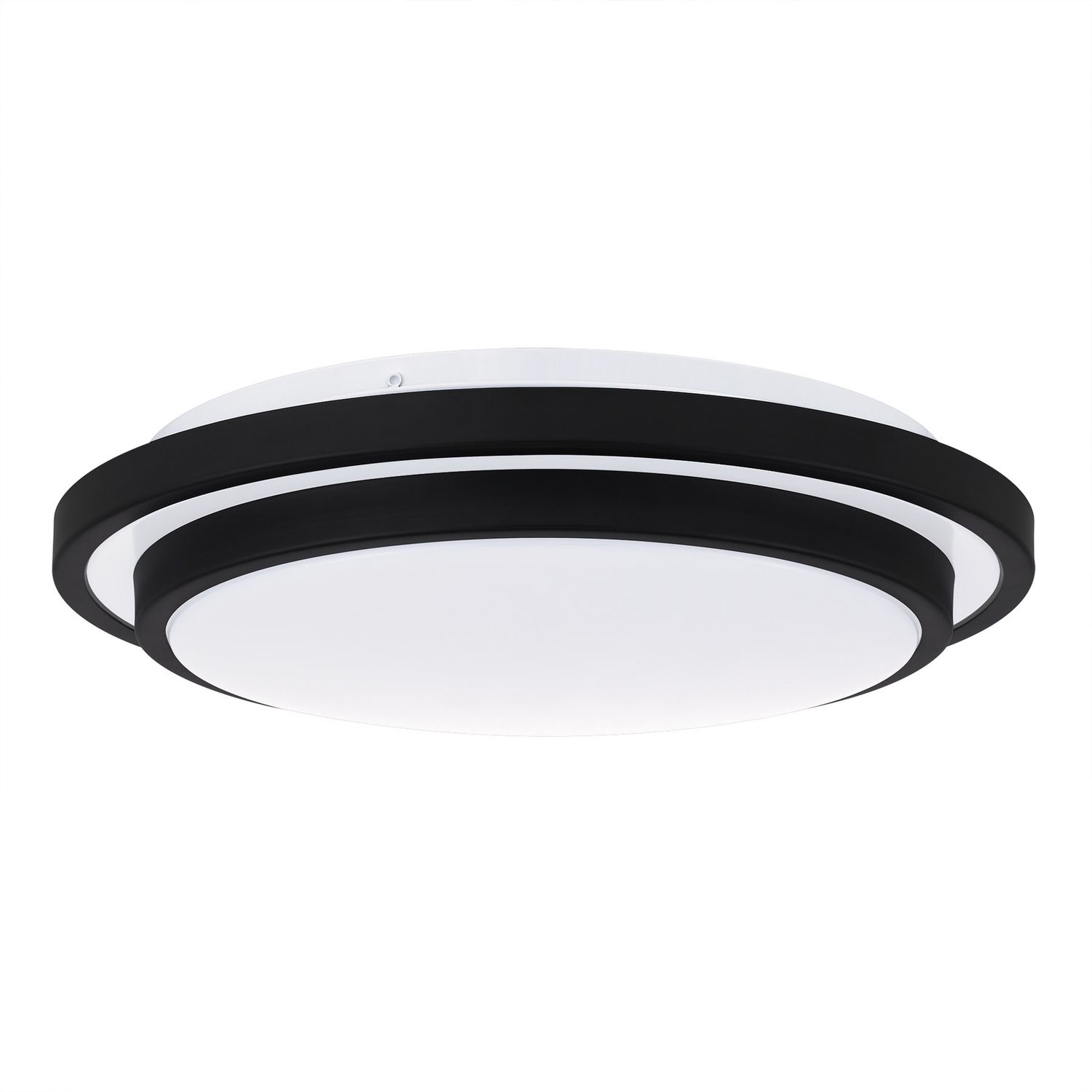 Irving 14&quot; Wide LED Flush Mount Ceiling Fixture in Matte Black
