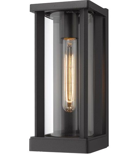 Glenwood 1 Light 13 inch Black Outdoor Wall Sconce