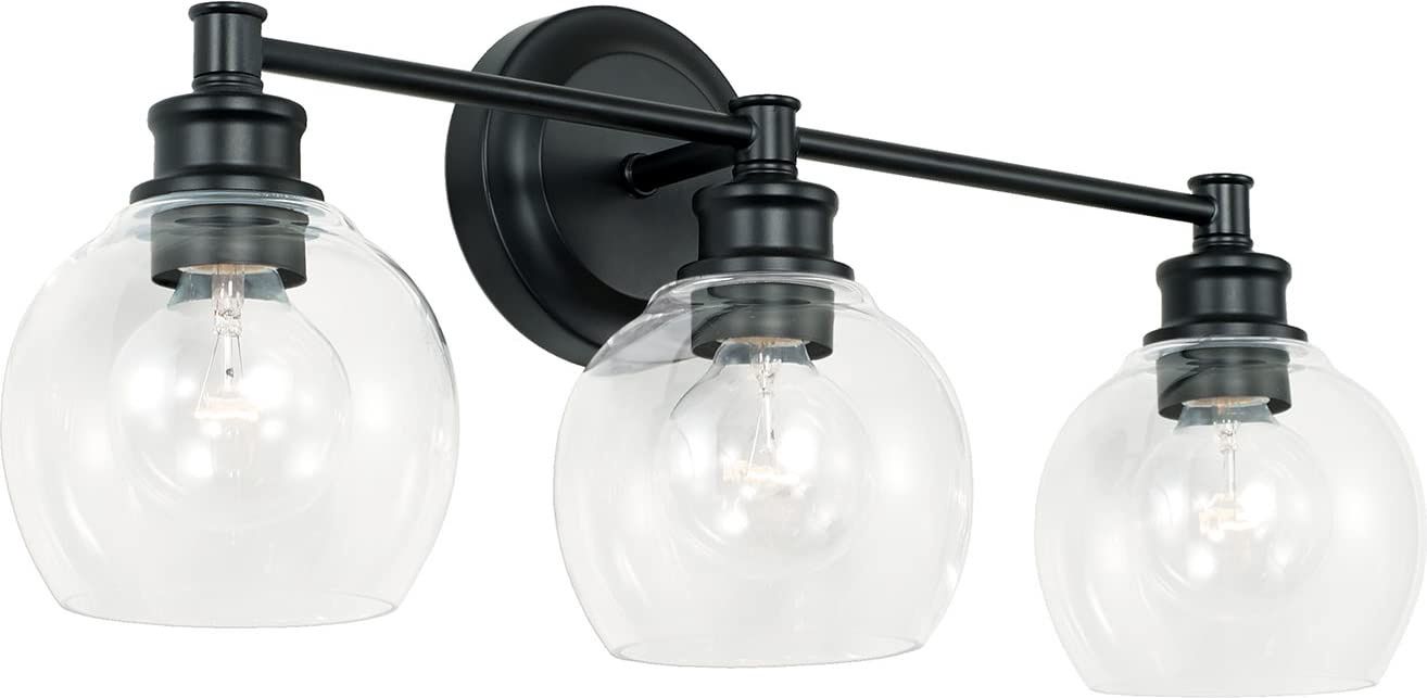 Mid Century 3 Light 24&quot; Wide Bathroom Vanity Light