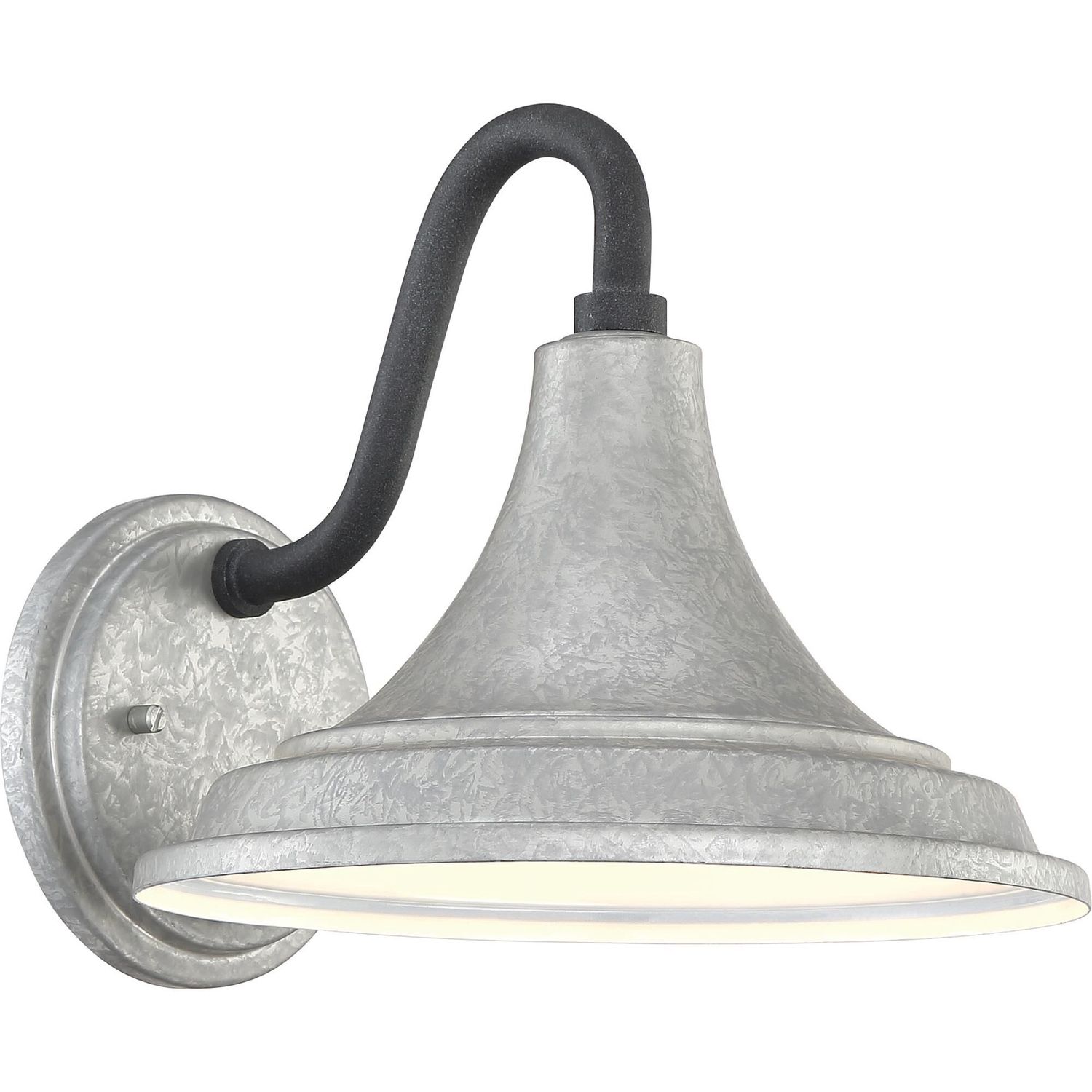 Oceanfront Single Light 10&quot; Tall Outdoor Wall Sconce Aluminum