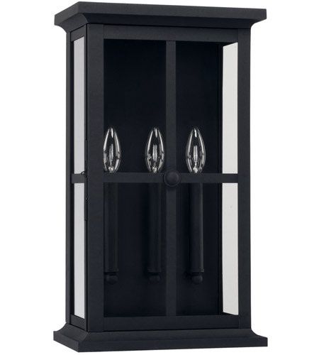 Mansell 3 Light 20&quot; Tall Outdoor Wall Sconce
