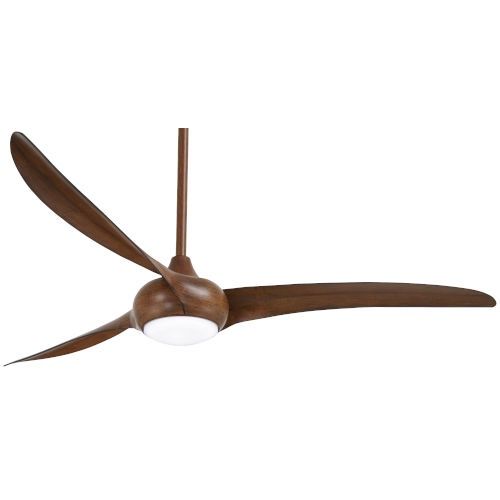 Light Wave 65&quot; 3 Blade Indoor LED Ceiling Fan with Remote Included Distressed Koa