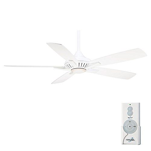 Dyno 52&quot; 5 Blade Indoor LED Ceiling Fan with Remote Included White Finish
