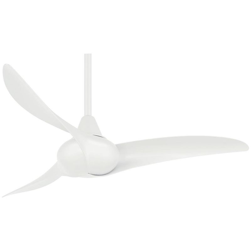 Wave 44&quot; 3 Blade Indoor Ceiling Fan with Remote Included in White