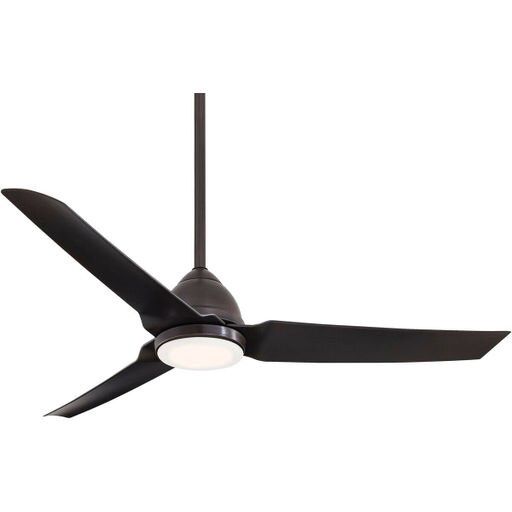 Java 54&quot; 3 Blade Indoor / Outdoor LED Ceiling Fan with Remote Included Kocoa Finish