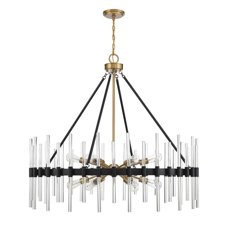 Santiago 12 Light 45&quot; Wide Crystal Chandelier
