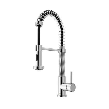 Edison 1.8 GPM Single Hole Pre-Rinse Pull-Down Kitchen Faucet with SmartHandle™ Technology