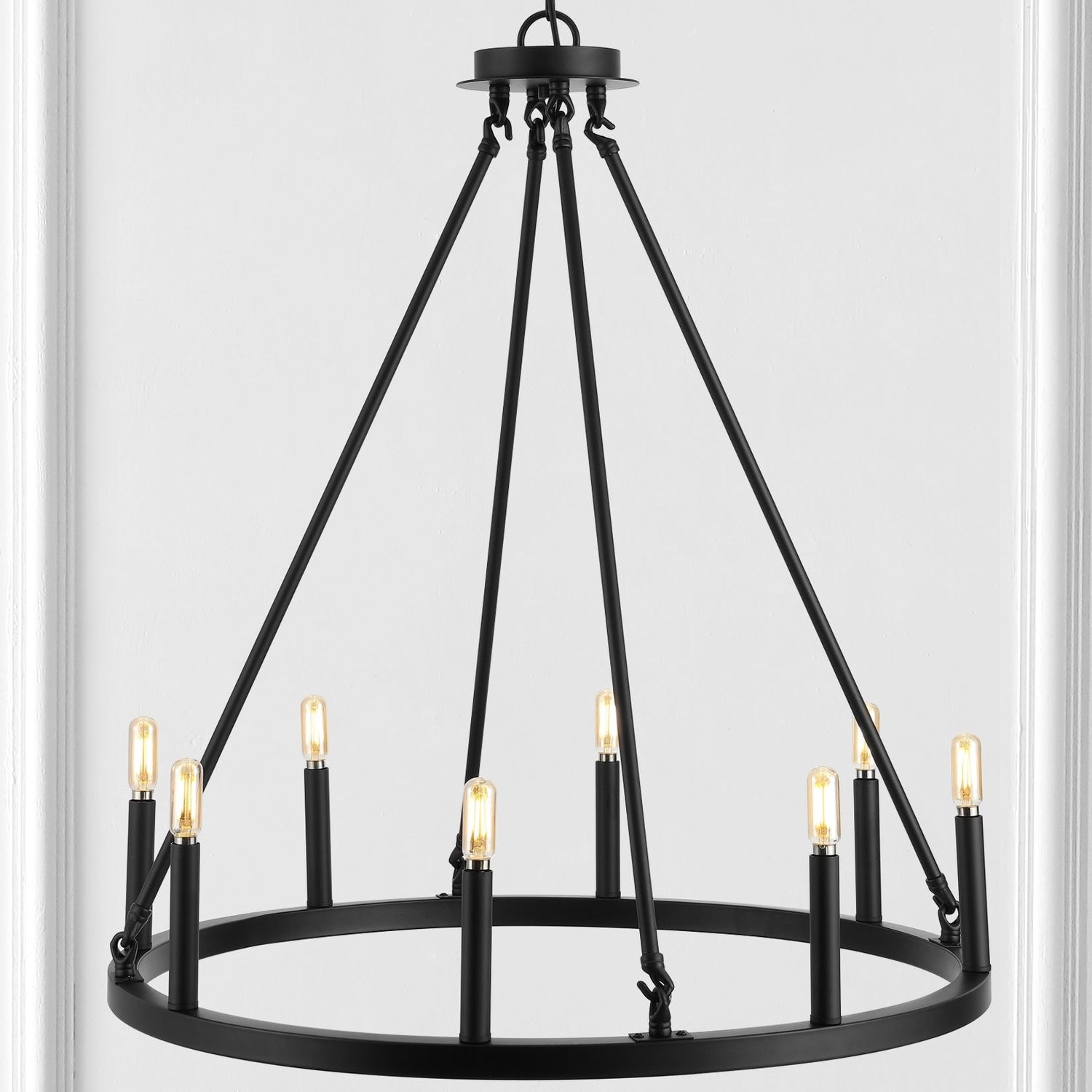 Oberto 8 Light 28&quot; Wide LED Chandelier