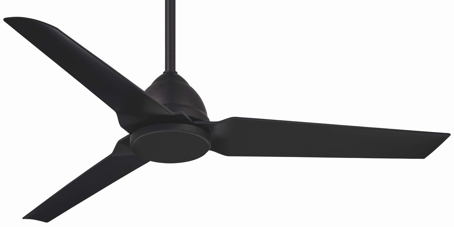 Java 54&quot; 3 Blade Indoor / Outdoor Ceiling Fan with Remote Included Coal Finish