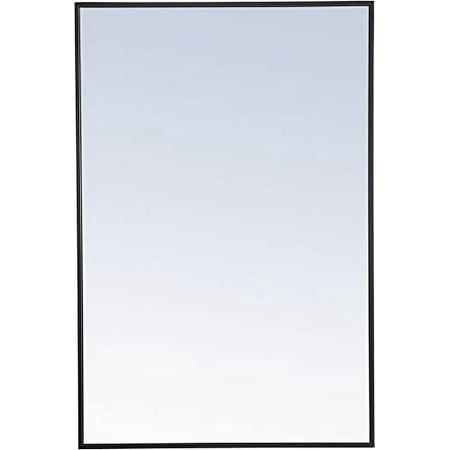 Eternity 28&quot; x 42&quot; Rectangular Beveled Metal Framed Bathroom Mirror