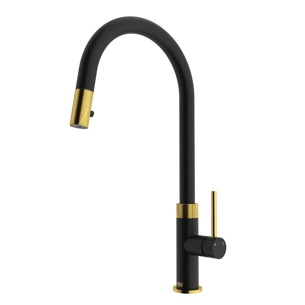 Vigo Bristol 1.8 GPM Single Hole Pull Down Kitchen Faucet