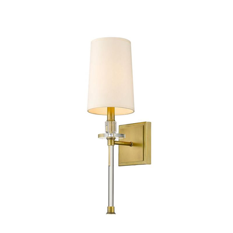 Sophia 20&quot; Tall Wall Sconce Rubbed Brass